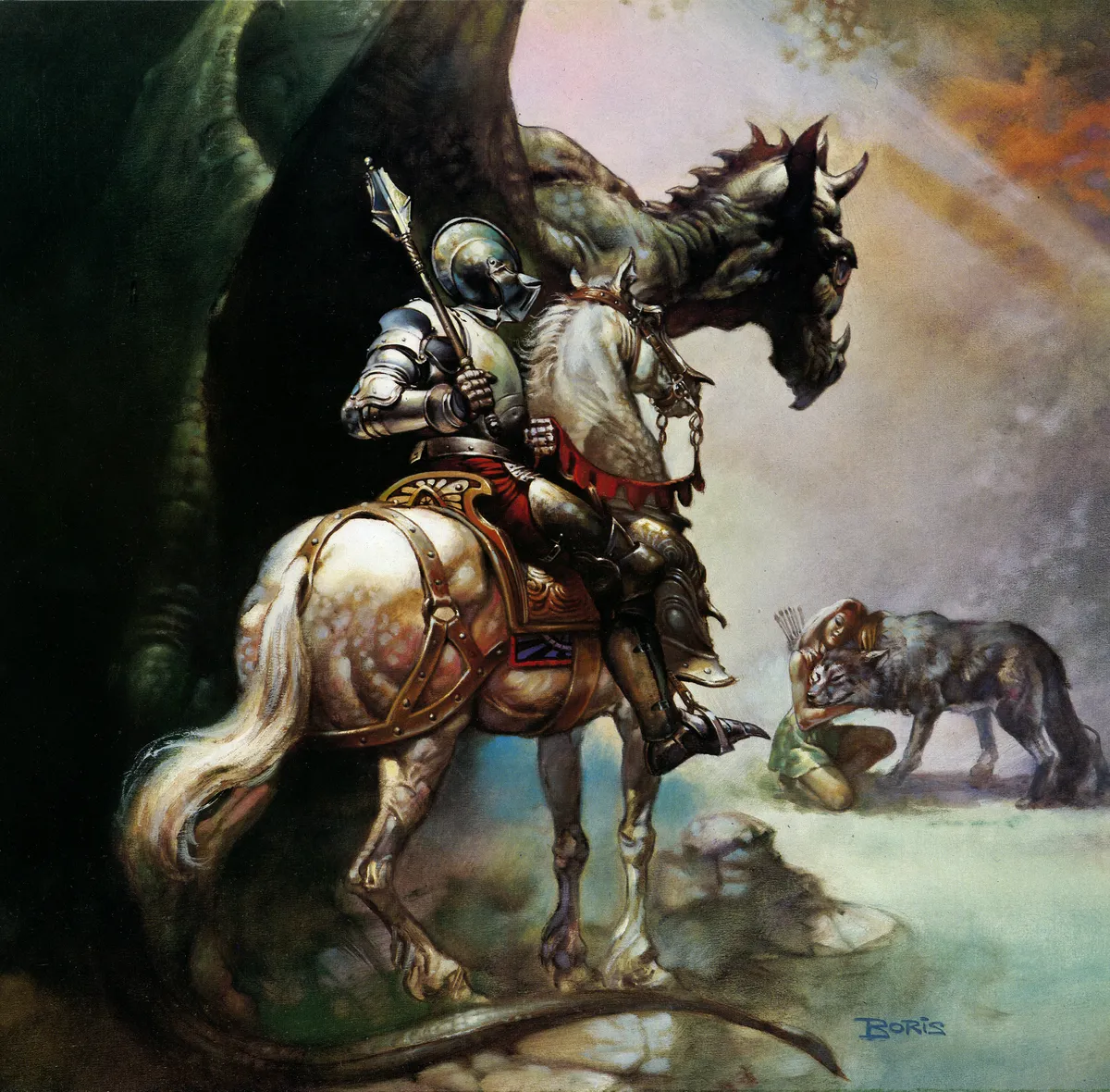 Knight And The Dragon